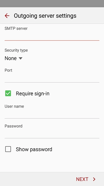 Press the drop down list below 