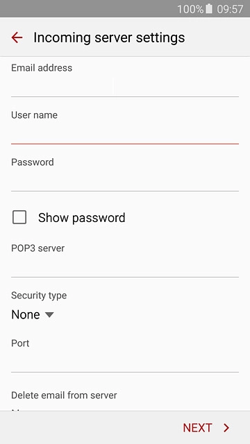 Press the field below 