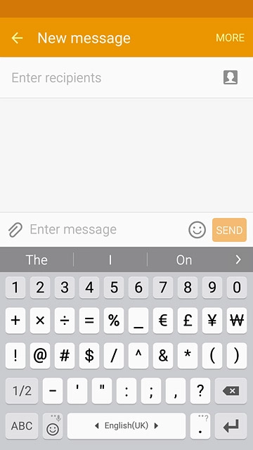 Press 1/2 to see more symbols.