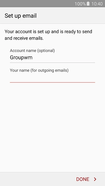 Press the field below 