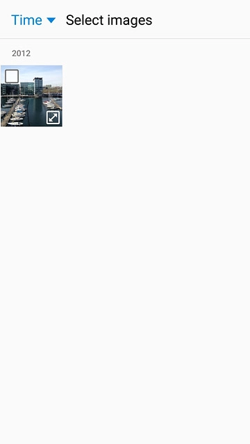 Press the required picture to select it.
