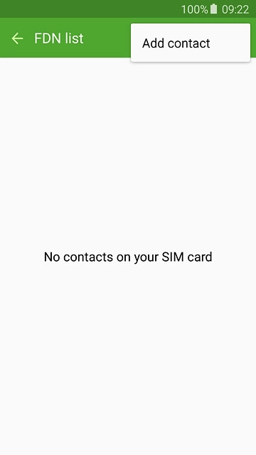 Press Add contact.Key in the required name.