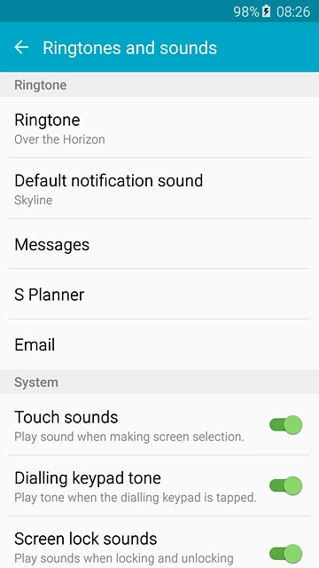 Press Ringtone.