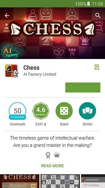 To buy an app:Press the price.
