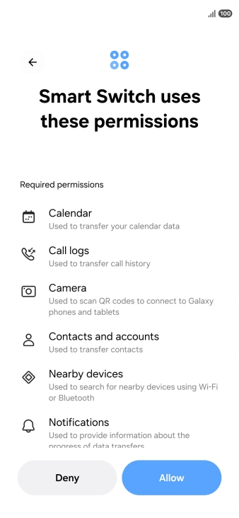 Press Allow. Press Allow.