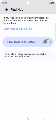 Press the indicator next to Press the indicator next to
