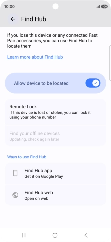 Press the Home key to return to the home screen. Press the Home key to return to the home screen.