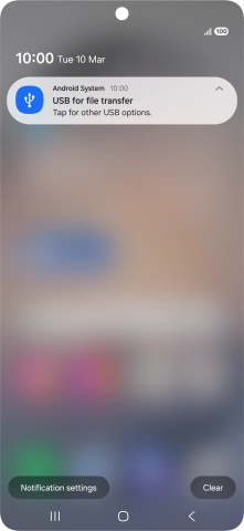 Press Tap for other USB options.. Press Tap for other USB options..