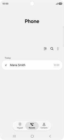 Press the required number.