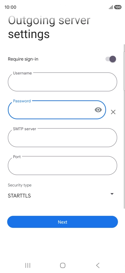Press the field below Press the field below