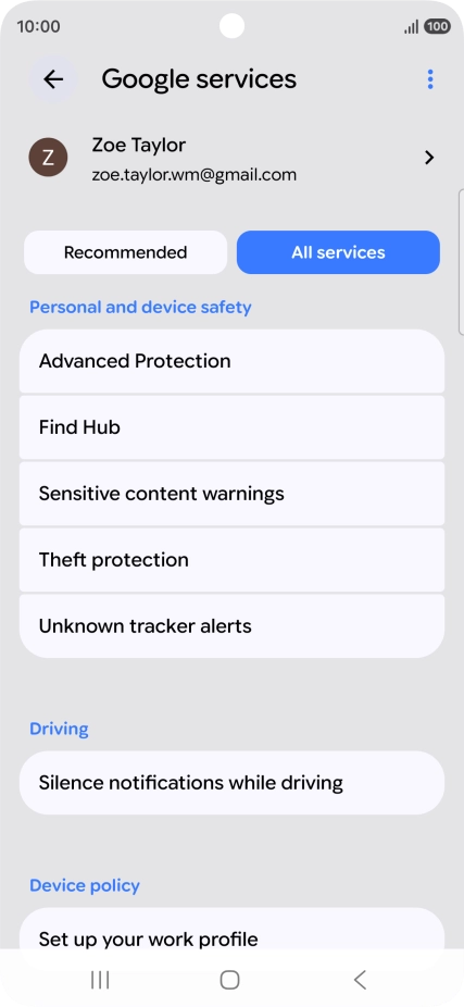 Press Find Hub. Press Find Hub.