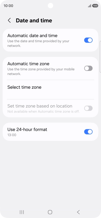 Press the indicator next to Press the indicator next to