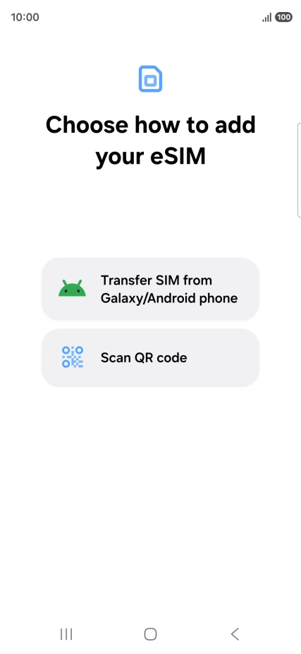 Press Scan QR code. Press Scan QR code.