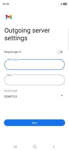 Press the field below 