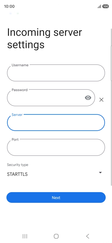 Press the field below Press the field below