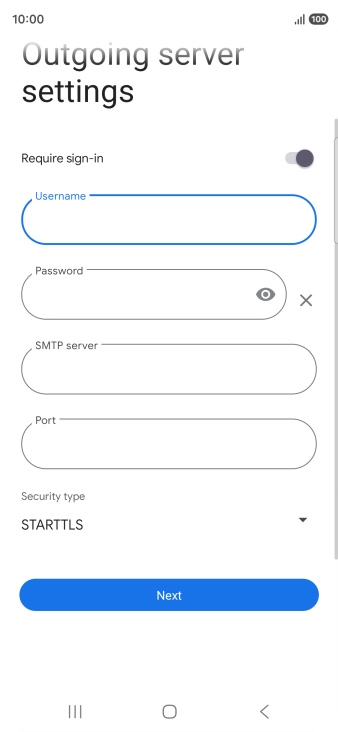 Press the field below Press the field below