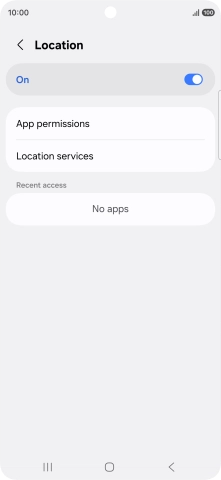 Press App permissions. Press App permissions.