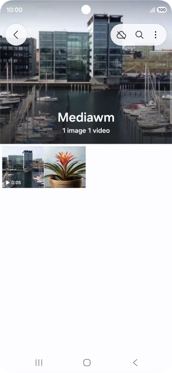 Press and hold any picture or video.