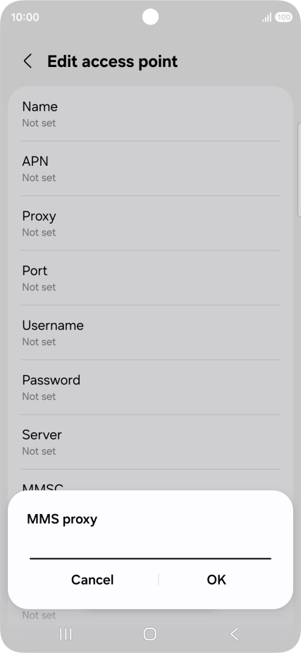 Key in 10.202.002.060 and press OK.
