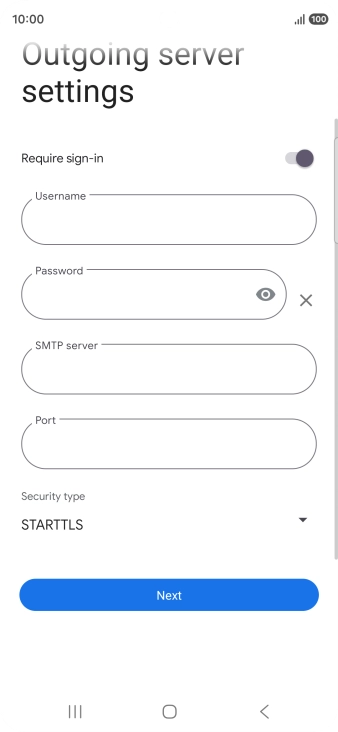 Press the indicator next to Press the indicator next to