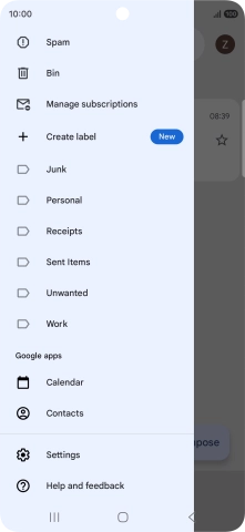 Press Settings.