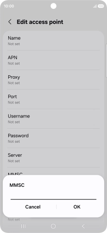 Key in http://pxt.vodafone.net.au/pxtsend and press OK.