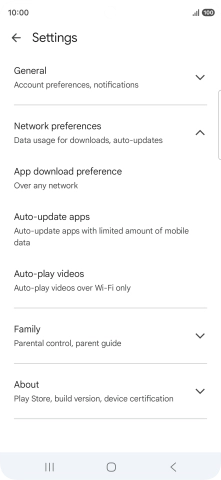 Press Auto-update apps. Press Auto-update apps.