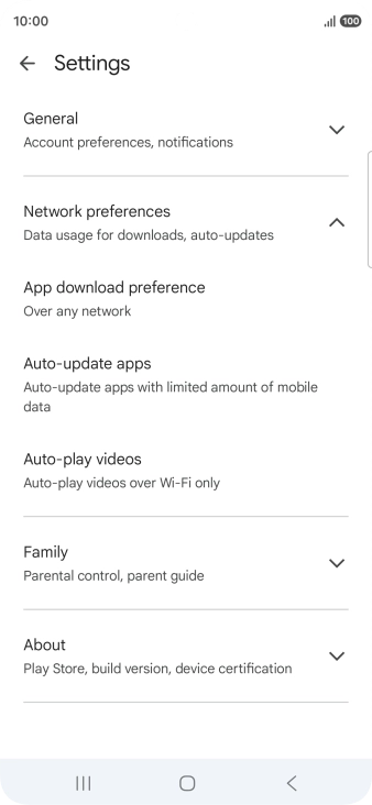 Press Auto-update apps. Press Auto-update apps.