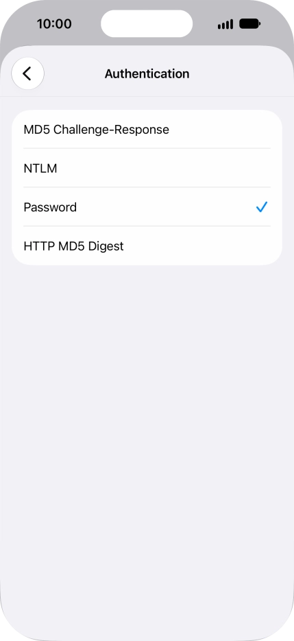 Press Password.