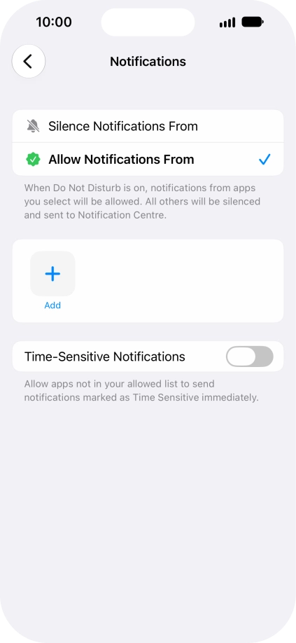 Press the indicator next to Press the indicator next to