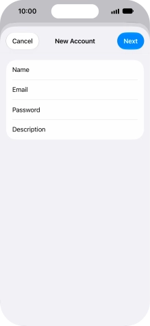 Press Description and key in the required name.