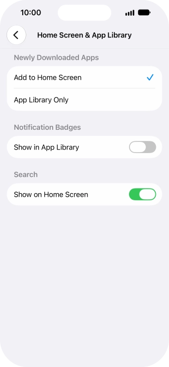 To add new downloaded apps to both the home screen and App Library, press Add to Home Screen. To add new downloaded apps to both the home screen and App Library, press Add to Home Screen.