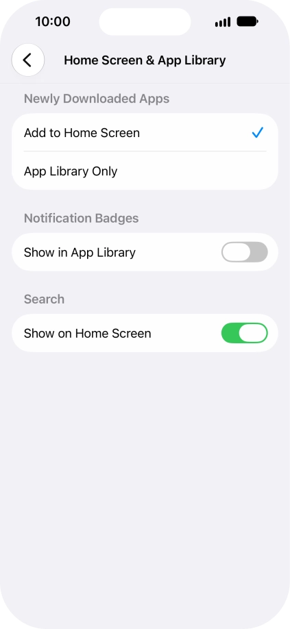 To add new downloaded apps to both the home screen and App Library, press Add to Home Screen. To add new downloaded apps to both the home screen and App Library, press Add to Home Screen.