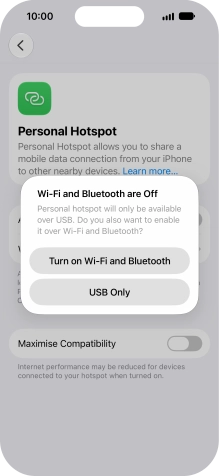 If Wi-Fi is turned off, press Turn on Wi-Fi and Bluetooth.