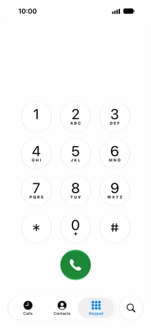 Key in ##002# and press the call icon. Key in ##002# and press the call icon.