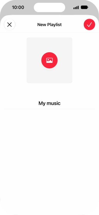 Press the confirm icon. Press the confirm icon.