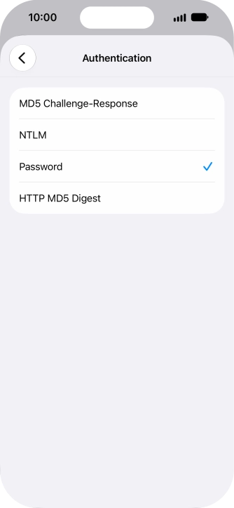 Press Password.