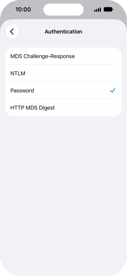Press Password.