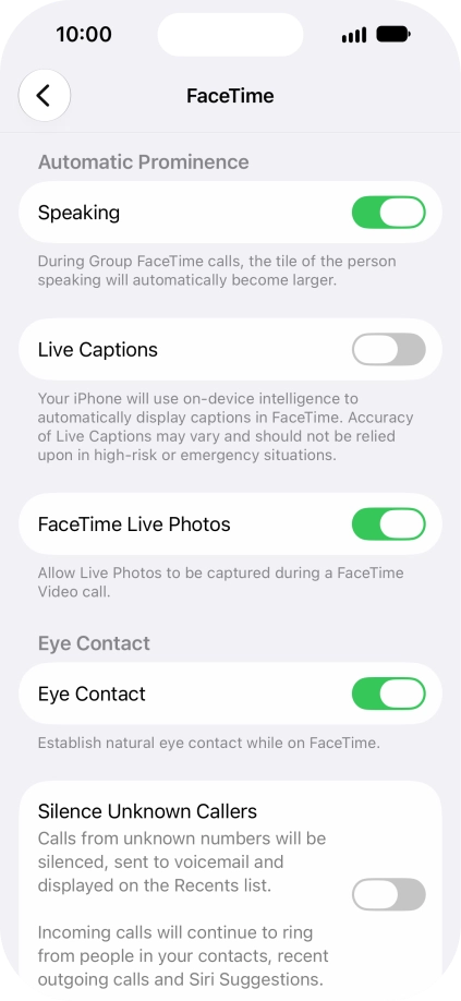 Press the indicator next to Press the indicator next to