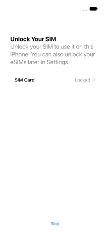 Press SIM Card.