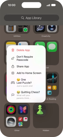 Press Don't Require Passcode.
