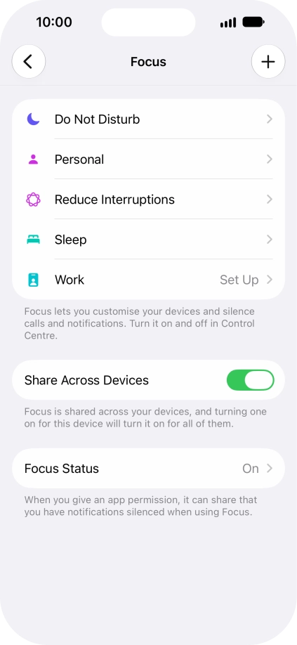 Press Do Not Disturb. Press Do Not Disturb.