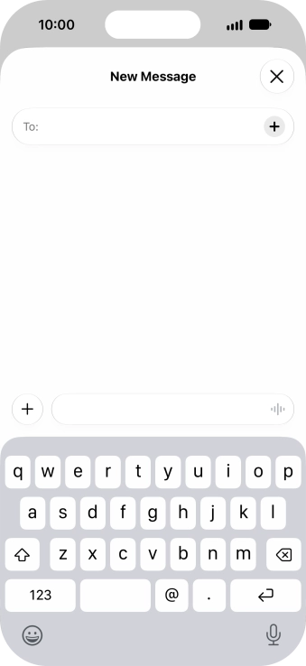 Press the add icon. Press the add icon.