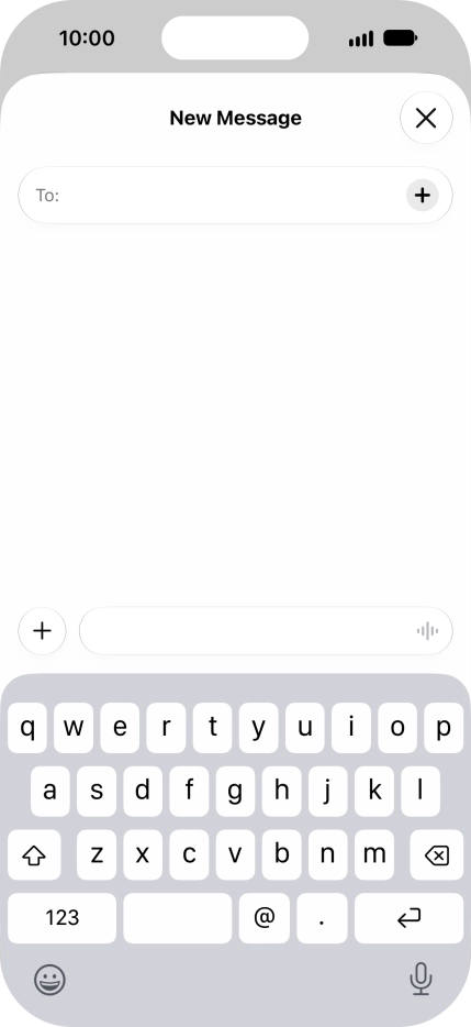 Press the add icon. Press the add icon.