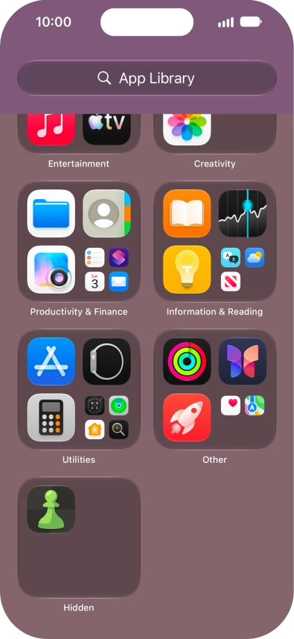 Press and hold the required app. Press and hold the required app.