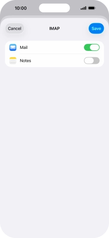 Press Save. Your email account has now been set up. To select more settings for incoming and outgoing server, proceed with the following steps.