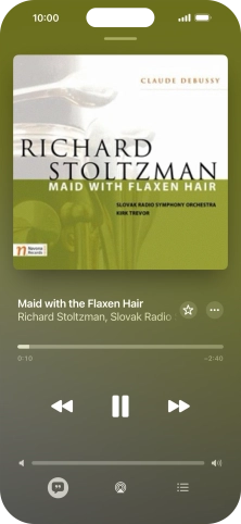Press arrow right to go to the next audio file.