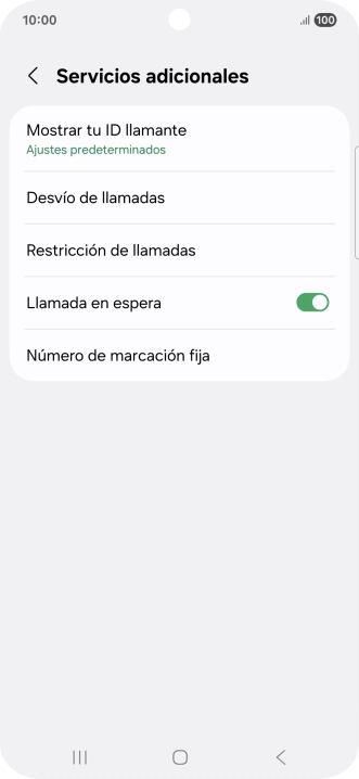 Pulsa el indicador junto a 