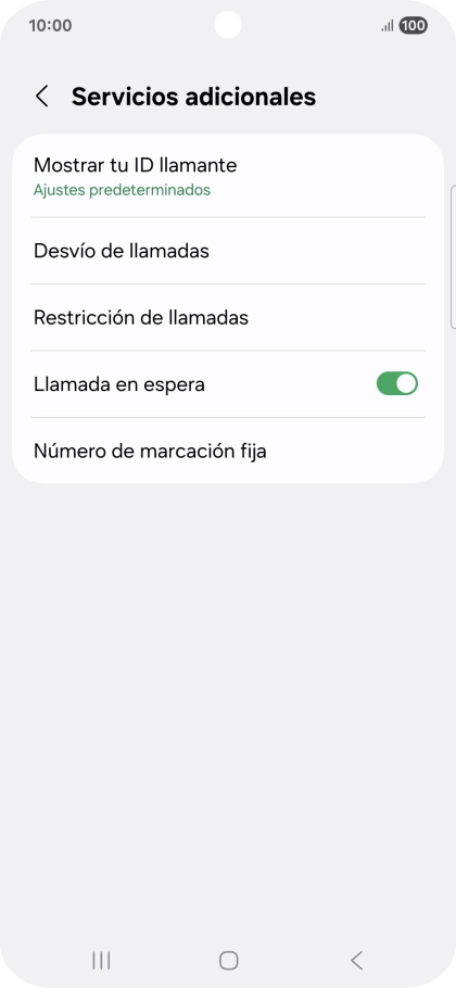 Pulsa el indicador junto a 
