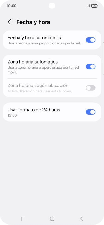 Pulsa la tecla de inicio para terminar y regresar a la pantalla de inicio.